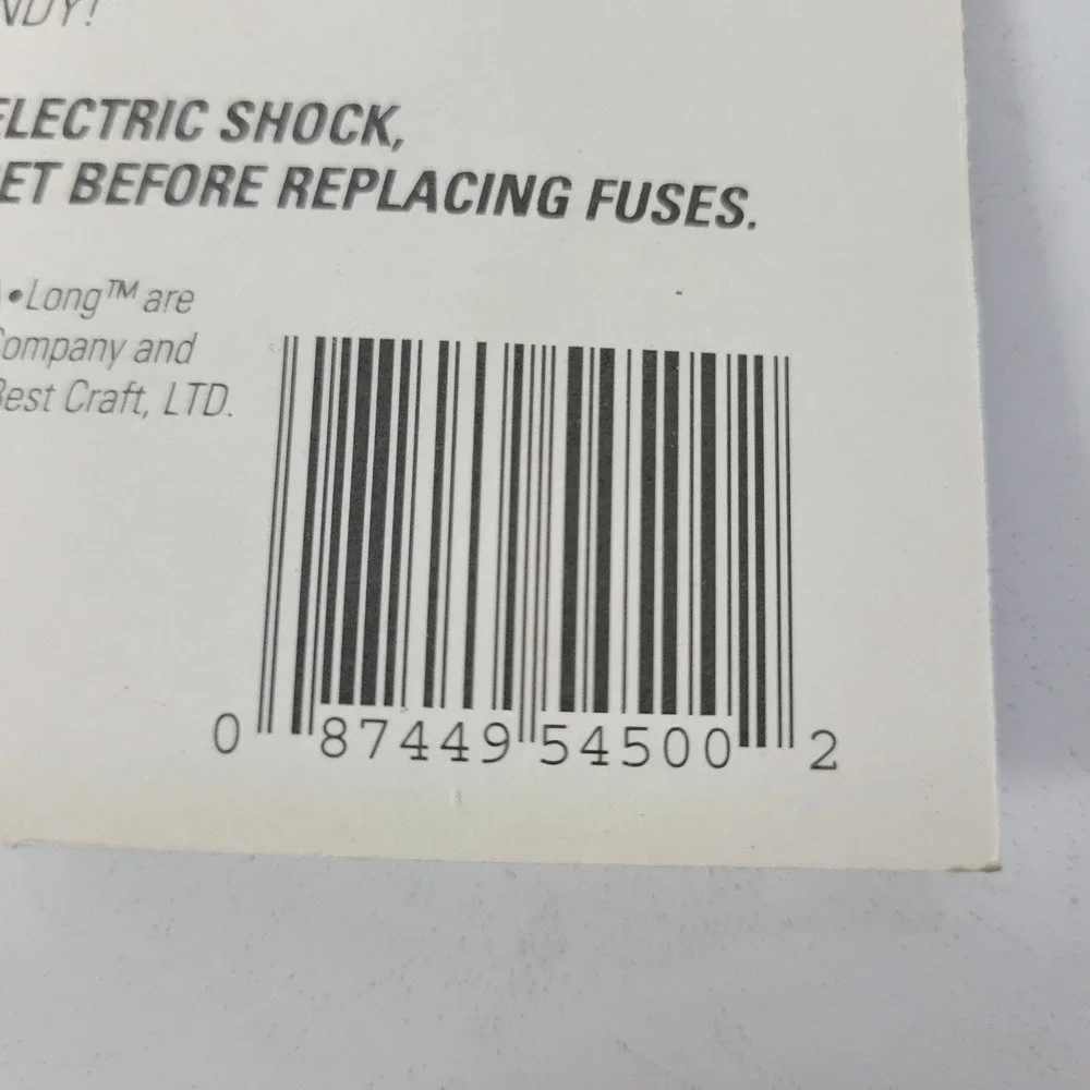GE Lighting 6 Pack Replacement Safety‎ Fuses 3 Amperes 125 Volts Christmas 2005